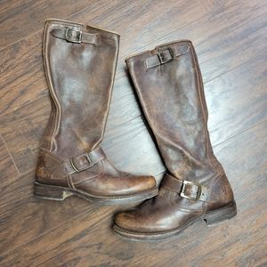 Frye leather boots Women's size 5.5